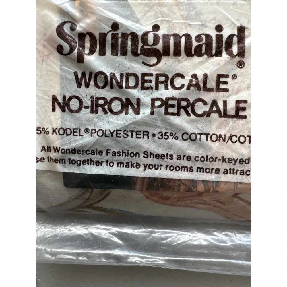 Springmaid Twin Bed Sheet Flat Metropolitan Museum of Art Newburyport USA Made
